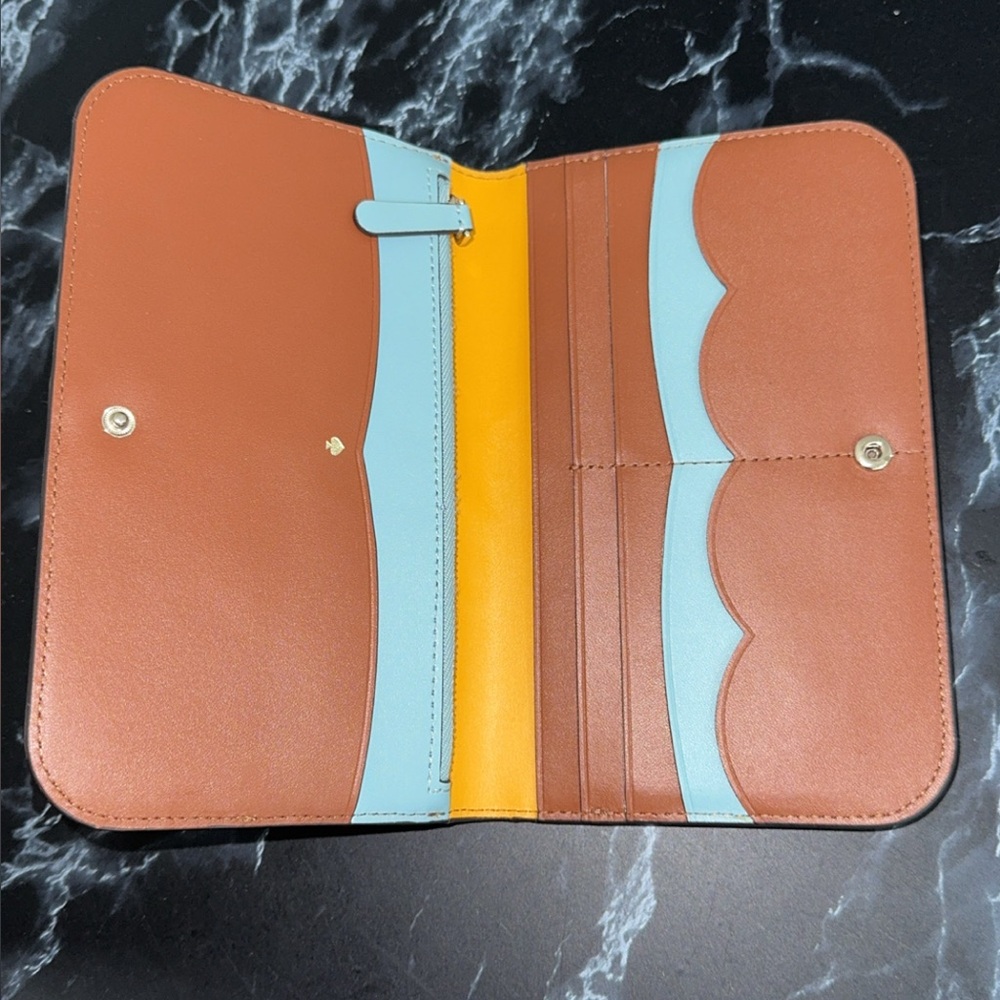 KATE SPADE Nadine Patchwork MED Clutch Wallet AUTHENTIC - Picture 6 of 13